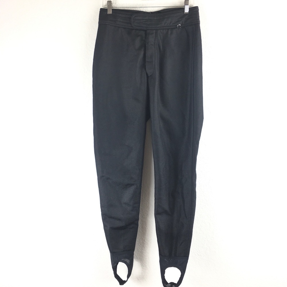 Schoeller Winter Ski Snow Pants Vintage Style Foot Strap Women Size 12 (6-8 US)